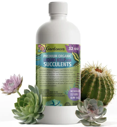 Vista 9 de Gardenera - Superalimento prémium para suculentas y cactus – 8 onzas – Fertilizante natural de algas para una salud y resistencia óptimas