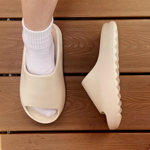 Vista 2 de Unisex House Slippers Extremely Comfy Platform Thick Sole Beach Slide Sandals