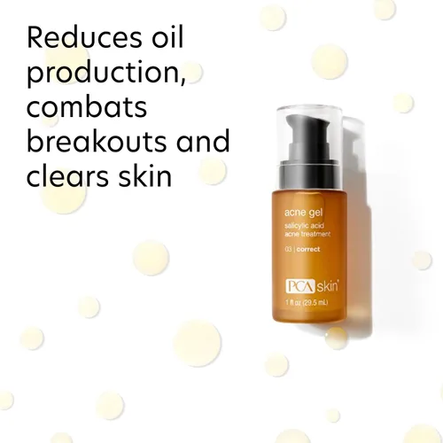 Vista 3 de PCA SKIN Gel facial para tratamiento de manchas de acné, suero facial iluminador de ácido salicílico al 2% para exceso de aceite, brotes y manchas