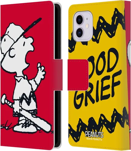 Vista 21 de Head Case Designs Peanuts Charlie & Woodstock Nap Halfs and Laughs - Funda de piel tipo cartera con licencia oficial compatible con Apple iPhone 11