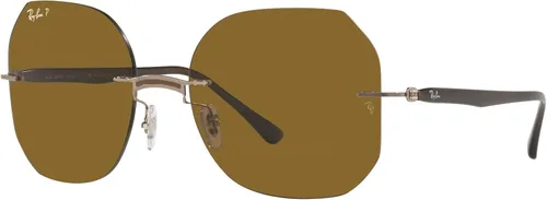 Vista 2 de Ray-Ban Gafas de sol cuadradas de titanio RB8067 para mujer