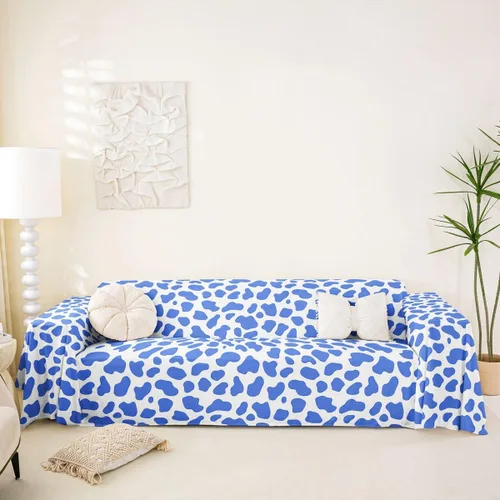 Vista 14 de Erosebridal Funda protectora para sofá, diseño de vaca lechera, diseño de vaca verde manzana, funda acolchada para sofá de animales occidentales