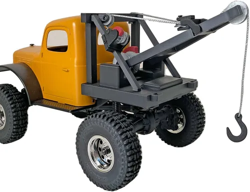 Vista 3 de Piezas de actualización de auxilio para FCX24 Power Wagon RC Crawler Truck Bed(NO camión incluido) - Negro