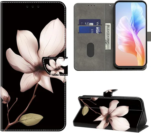 Vista 16 de Funda para Moto G 5G 2022, Moto G 5G 2022, funda protectora de piel sintética con tarjetero para Motorola Moto G 5G 2022 - Rosa azul