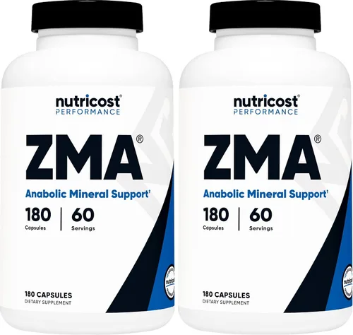 Vista 6 de Nutricost ZMA 180 Cápsulas - Suplemento ZMA sin OMG y sin gluten
