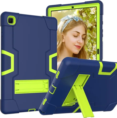 Vista 15 de Funda para Tablet de Samsung Galaxy Tab A7 10.4 2020, Funda Protectora de Alta Resistencia y a Prueba de Golpes de PC de Silicona con Soporte