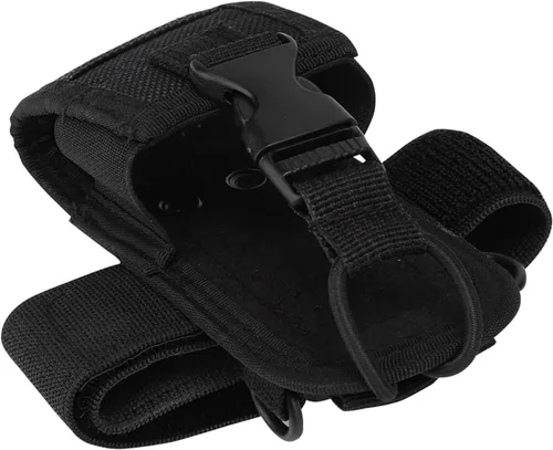 Vista 7 de Meiyya Funda para walkie talkie walkie talkie soporte para radio, soporte de radio de brazo, funda de radio, bolsa de radio, práctica bolsa de brazo