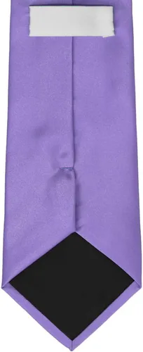 Vista 215 de tiemart Corbata de color sólido para hombre Longitud estándar