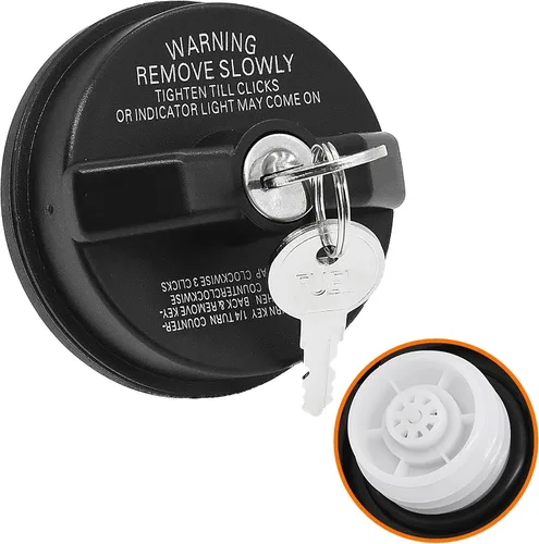 Vista 5 de Tapa de combustible con bloqueo para tanque de combustible con rosca 10504 para FORD F150 F250 F250 F350 F450 V8