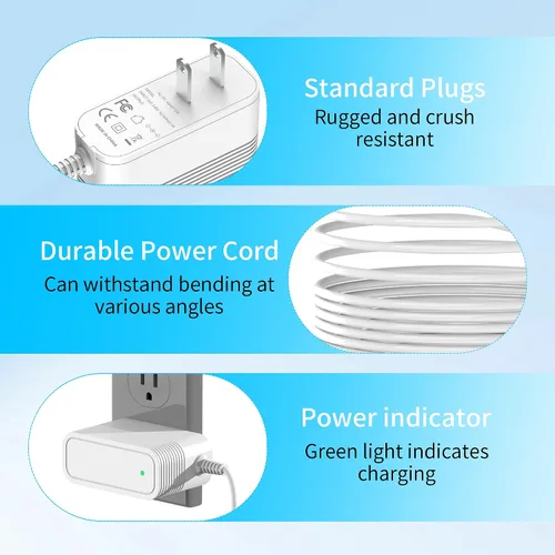 Vista 5 de Cargador de repuesto de 19.2 V para Verilux HappyLight Lucent VT22WW3 lámpara de terapia de luz adaptador de CA