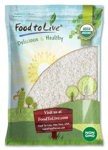 Vista 9 de Food to Live - Arroz Basmati integral orgánico certificado (puro, grano largo, sin OGM, a granel)