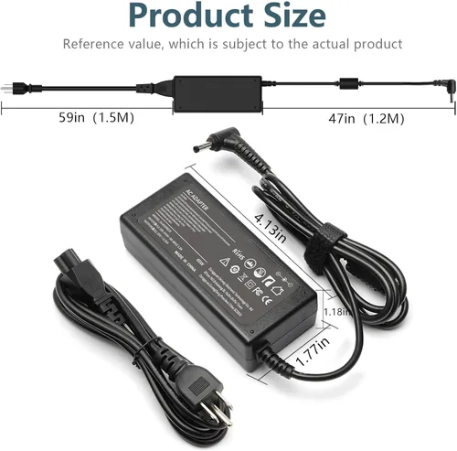 Vista 6 de 20V 2.25A 45W Adaptador de CA Cargador Portátil para Lenovo Ideapad Compatible con 100 110 110s 120s 310 320 320s 510 510s 710s 720s, compatible