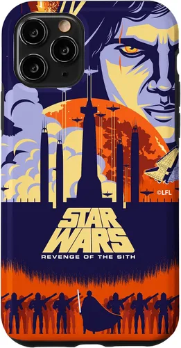 Vista 29 de Star Wars Funda con póster de película ilustrada La venganza de los Sith para iPhone 17