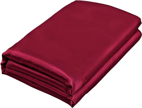 Vista 10 de Homiest Sábana bajera ajustable de satén azul bebé, tamaño individual, bolsillo profundo, ropa de cama lujosa y ultrasuave