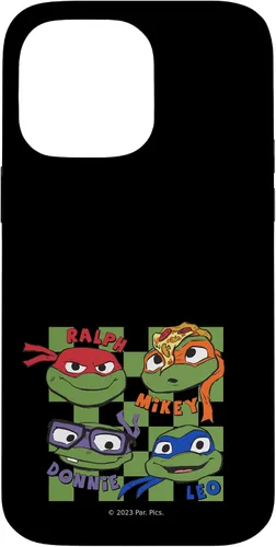 Vista 21 de iPhone 12/12 Pro Teenage Mutant Ninja Turtles: Mutant Mayhem Turtle Heads Case