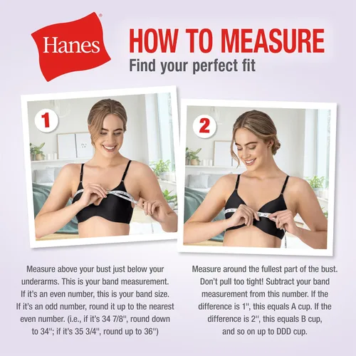Vista 5 de Hanes Bralette de algodón con espalda cruzada para mujer (paquete de 3), BlancoConcreto Pe HeatherNegro
