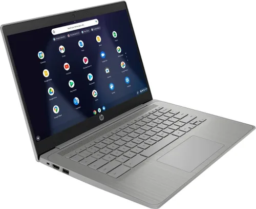 Vista 2 de Laptop HP 2023 Chromebook, pantalla de 14 pulgadas, procesador Intel Celeron N4120, 4 GB RAM, 64 GB eMMC, Intel UHD Graphics 600, WiFi, Bluetooth