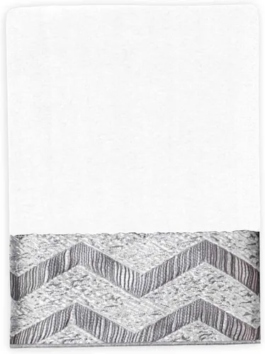 Vista 8 de Avanti Linens - Toalla de mano, algodón suave y absorbente (colección Chevron Galaxy, negro)