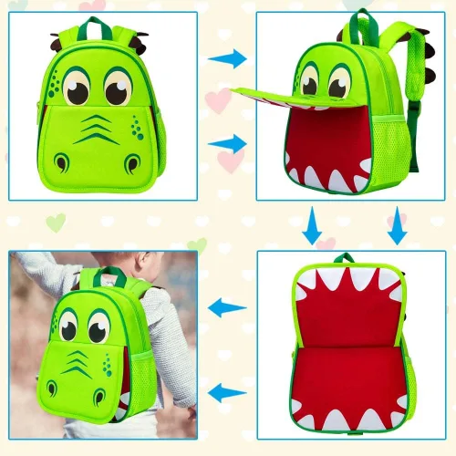Vista 4 de Mochila infantil para niños y niñas, mochila para preescolar, jardín de infantes