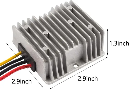 Vista 2 de TOP-VIGOR Convertidor de voltaje CC/DC 12V a 19V 6A 114W Convertidor Step Up, Impermeable IP68 Boost Convertidor Regulador Transformador