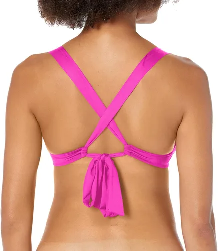 Vista 2 de La Blanca Women's Standard Island Goddess Twist Front Crossback Swimsuit Top