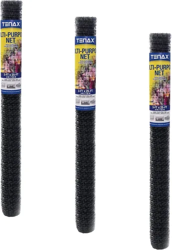 Vista 9 de Tenax Red multiusos, 2' x 25', Negro