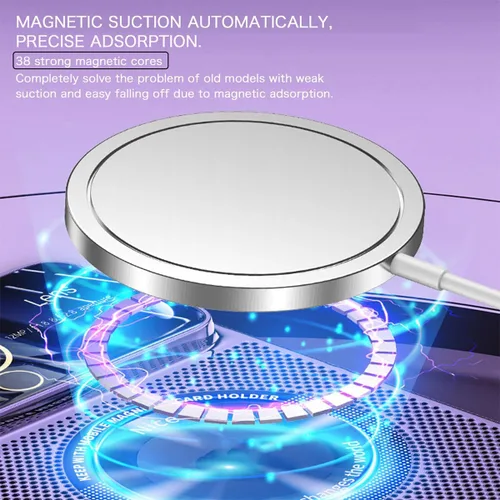 Vista 2 de Funda magnética de disipación de calor galvanizada para iPhone 13 14 Plus Pro Max, funda de refrigeración magnética sin marco para ventana grande