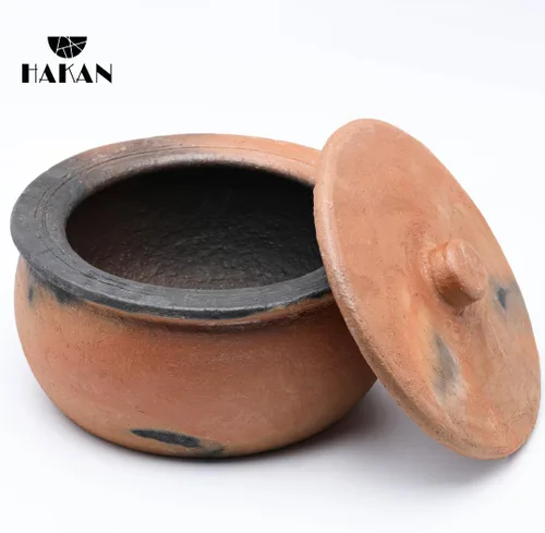Vista 9 de Hakan Efes - Ollas de cocina de arcilla con tapas, pequeñas ollas de arcilla de 1.9 cuartos de galón para cocinar, ollas de arroz tradicionales sin