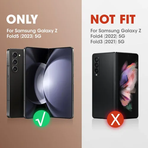 Vista 2 de SUPCASE Unicorn Beetle Pro - Funda para Galaxy Z Fold 5 5G (2023), con protector de pantalla integrado y soporte de cuerpo completo de doble capa