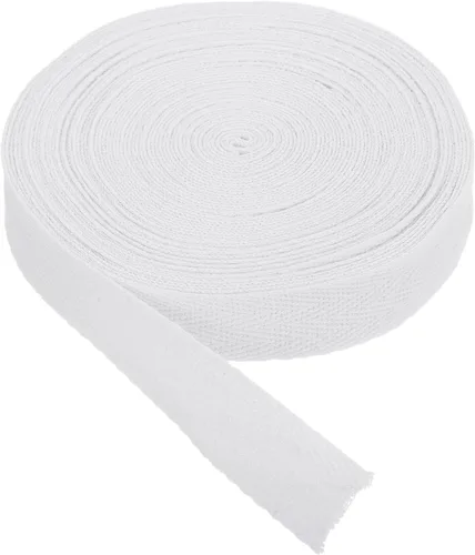 Vista 191 de PATIKIL Cinta de sarga de algodón de 1 pulgada, 50 yardas, cinta de algodón, cinta de encuadernación al bies, cinta de espiga para costura, Verde