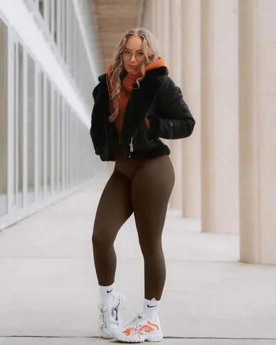 Vista 5 de TRYTO Leggings activos fáciles de longitud largaregular sin costuras Scrunch Leggings de entrenamiento para mujeres de cintura alta levantamiento