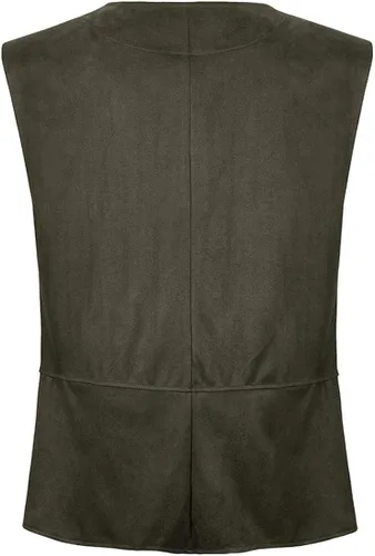Vista 3 de frawirshau Chaleco medieval renacentista para hombre chaleco pirata gótico steampunk