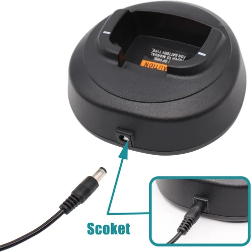 Vista 4 de PMLN5228A PMLN5398 Cargador rápido para Motorola CP185 CP100D CP476 CP477 CP1300 CP1600 CP1660 EP350 CP140 CP145 CP160 Radios bidireccionales