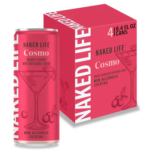 Vista 16 de Naked Life Bebidas sin alcohol, Classic G&T - Licores sin alcohol bajos en calorías con cero azúcar - Latas de 8.4 onzas líquidas, paquete de 4