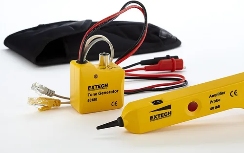 Vista 4 de Extech 40180 Kit de buscador de circuito de sonda amplificadora y generador de tono Buscador de cables, prueba de continuidad, RJ11/RJ45, clips