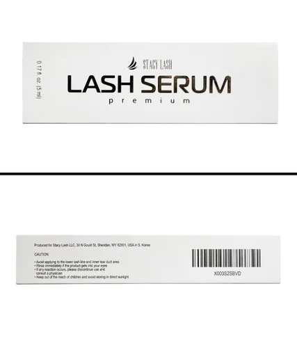 Vista 7 de Pegamento para extensión de pestañas extra fuerte Evolution Advanced de 0.2 fl oz y suero de pestañas Stacy de 0.2 onzas líquidas para crecimiento