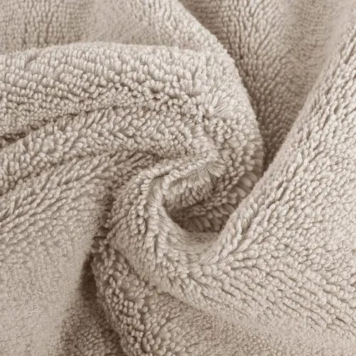 Vista 3 de POLYTE Premium - Toalla de mano de microfibra sin pelusas, 13 x 13 pulgadas, juego de 6 (beige) Paquete de 6, de gran tamaño, sin pelusas, secado