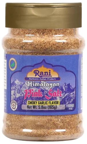 Vista 21 de Rani Himalayan Pink Salt Granules 5 in 1 Flavors (Mint, Smokey Garlic, Italian, Pepper, Peri Peri) PET Jar ~ All Natural Vegan Gluten Friendly