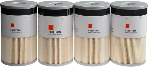 Vista 2 de Paquete de 4 separadores de agua para filtro de combustible FS19764 para Cummins X12 X15 ISX12 ISX15 reemplaza FS19765, FS19763, P550851, PF7930