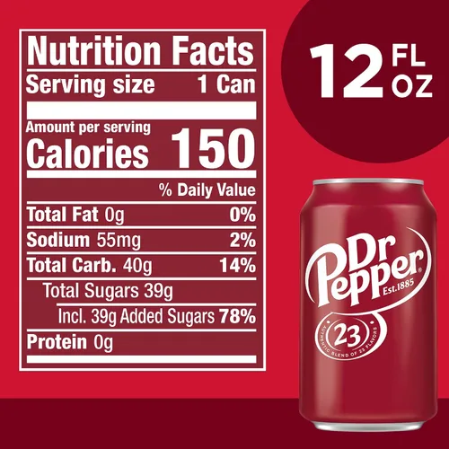 Vista 2 de Dr. Pepper, 12 onzas, paquete de 18, caja de envío Snackur Safe