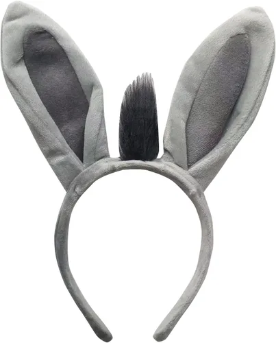 Vista 15 de Diadema de animales, sombrero y aro para Halloween, fiesta de Navidad, disfraz de mujer