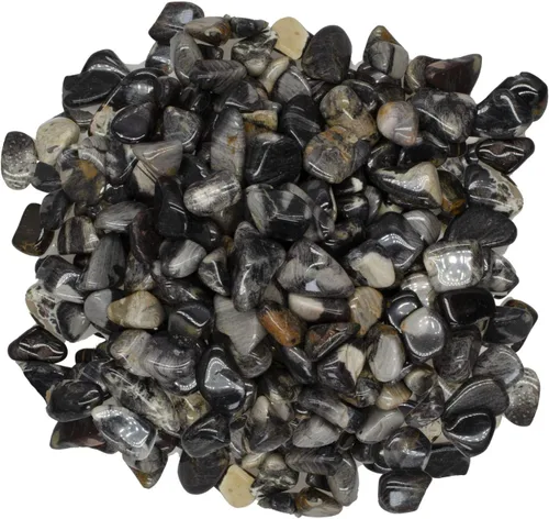 Vista 22 de Piedras de ágata mixta de 1 libra de África - 0.5 a 0.75 pulgadas promedio - Rocas pulidas para artes y manualidades, reiki, wicca y mucho más.