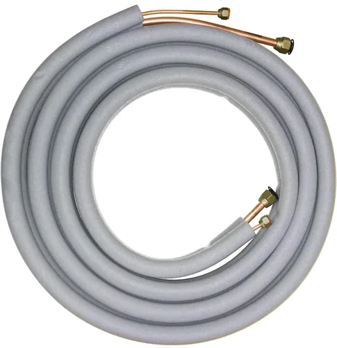 Vista 3 de Line Set 12000/18000 (2-Pack) BTU Mini aire acondicionado split (1/4" X 1/2") – Todas las Piezas de cobre (16 ft) con aislamiento – Flared/Quick