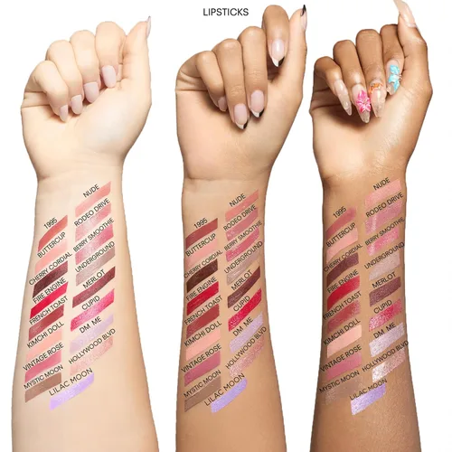 Vista 6 de Gerard Cosmetics Lipstick Underground, lápiz labial gris malva con acabado satinado de lujo, altamente pigmentado, fórmula suave con ingredientes