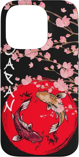 Vista 17 de koi Fish Ying yang,Japanese Flag Japan - Cherry Blossom Case for iPhone 17