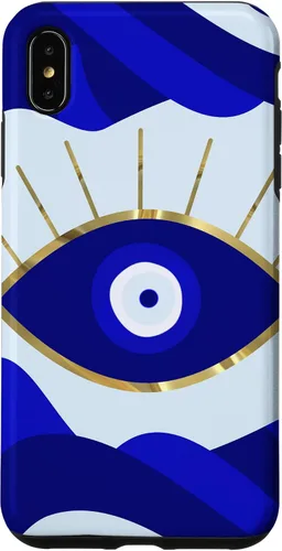Vista 11 de Funda para iPhone 13 Pro Max Lava All Seeing Blue Evil Eye