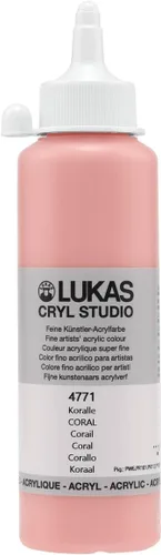 Vista 61 de Lukas CRYL Studio Artist - Pintura acrílica para artistas, Alizarín Carmesí, botella de 250 ml - Pinturas acrílicas de alto pigmento para pintar