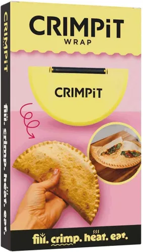Vista 8 de CRIMPiT Sellador de tortillas grande – Para tortillas de harina de 10 a 12 pulgadas Haz tacos sellados, quesadillas, burritos y más Comidas sin