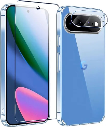 Vista 9 de Funda compatible con iPhone 17 Pro Max con protector de pantalla y protector de lente de cámara, [no se pone amarillento]