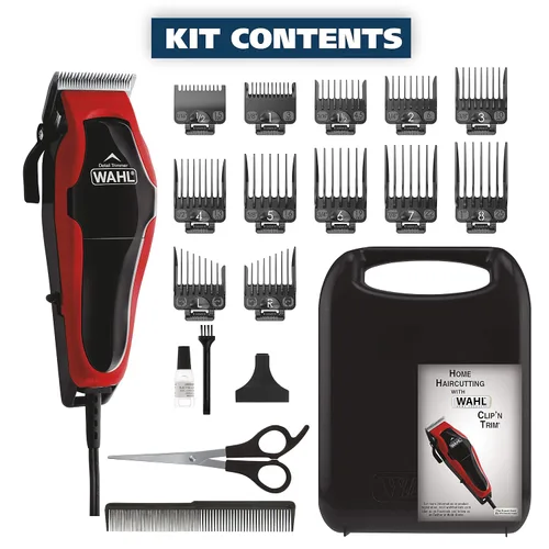 Vista 9 de Rasuradora Wahl 79900, grado de impermeabilidad 1501P para el corte del cabello (20 piezas), 1, Rojo